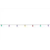 Celebrations Platinum LED C9 Multicolored 25 ct String Christmas Lights 25 ft.