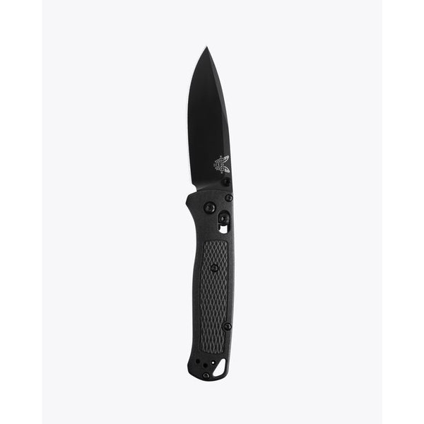 Cuchillo plegable Benchmade negro de acero S30V de más de 6 pulg.
