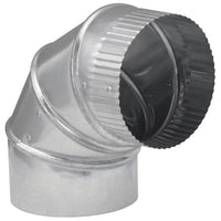 Imperial 5 in. D X 5 in. D Adjustable 90 deg Galvanized Steel Furnace Pipe Elbow (Pack Of 8)