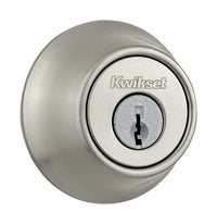 Kwikset Satin Nickel Metal Deadbolt (Pack of 3)