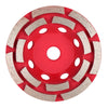 Milwaukee Diamond Max 4 in. D X 5/8-11 in. Double Row Diamond Cup Wheel