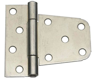 National Hardware 3.5 in. L Zinc-Plated Silver Steel Extra Heavy Gate Hinge 1 pk