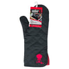 Weber Grilling Glove Black Cotton with Heat Resistant Liner 15.8 in x 8.9 in Red Kettle Logo