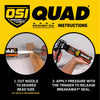 OSI Quad White Elastomeric Polymers Door/Siding/ Window Sealant 10 oz (Pack of 12)