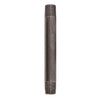 STZ Industries 1/2 in. MIP each X 1/2 in. D MIP Black Steel 7 in. L Nipple