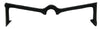 Crawford Zinc Plated Black Plastic 0.05 in. Peg Hook Locks 25 pk