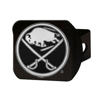 NHL - Buffalo Sabres Black Metal Hitch Cover
