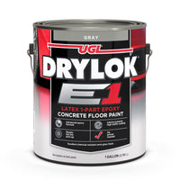 DRYLOK Slate Gray Scuffing Resist Epoxy Semi-Gloss Floor Paint 1 gal. (Pack of 2)