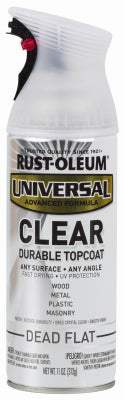 Rustoleum 302151 11 Oz Clear Dead Flat Universal® Topcoat Spray Finish (Pack of 6)
