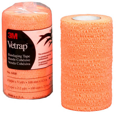 Vetrap Horse Bandaging Tape, Orange, 4-In. x 5-Yds.