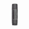 B&K Mueller 3/8 in. MPT x 3 in. L Black Steel Nipple (Pack of 5)