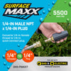SurfaceMaxx 1/4-in Male NPT x 1/4-in Quick Connect Plug 5500 psi
