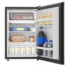 Avanti 2.4 cu ft Black Steel Compact Refrigerator 200 W