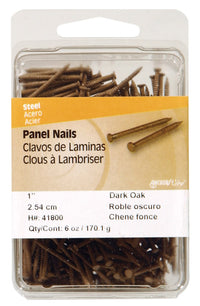 Hillman 1 in. L Panel Steel Nail Annular Ring Shank Flat (Pack of 5)