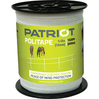 Patriot Politape, White, 1320 ft. X 1/2 in.