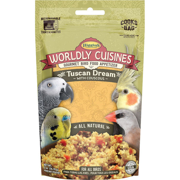 Aperitivo de comida para pájaros de Worldly Cuisines