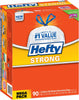 Hefty Strong 13 gal No Scent Kitchen Trash Bags Drawstring 90 pk