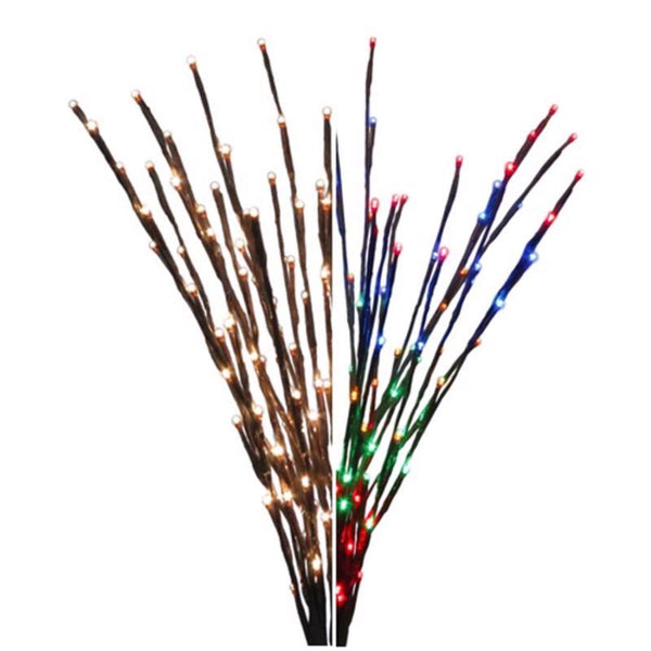Decoración de sendero Celebrations con ráfaga de luces LED multicolor, 32 in. - Caja abierta