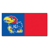 University of Kansas Team Carpet Tiles - 45 Sq Ft.