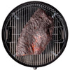 Weber Smokey Mountain Cooker 18" Charcoal Smoker  Black  Dual Grates  Porcelain-Enamel