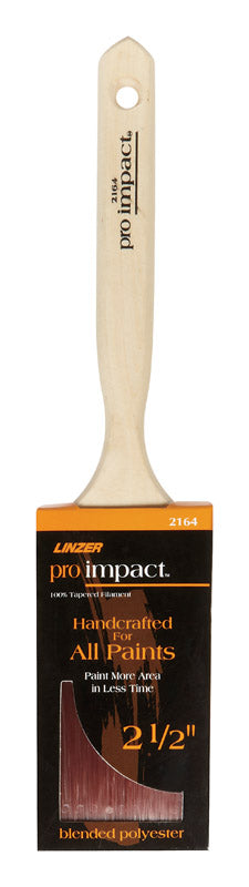 Linzer Pro Impact 2-1/2 in. Flat Paint Brush