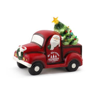 Mr. Christmas LED Santa Truck Table Decor 9 in.