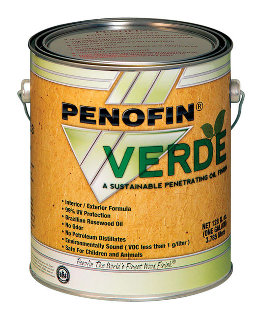 Penofin Verde Semi-Transparent Rosewood Oil-Based Wood Stain 1 gal. (Pack of 4)