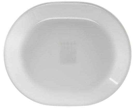 Corelle White Glass Serving Platter 12-1/2 in. Dia. 3 pk (Pack of 3)
