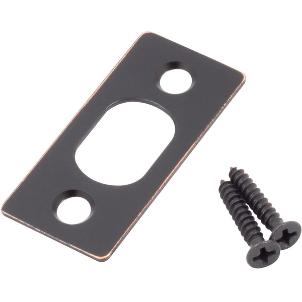 Strike Plate for 6" Flush Bolts, Vintage Bronze by Stone Harbor Hardware