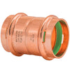 Acople de cobre QuickFitting de presión de 1-1/4 in., de presión, con tope