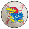 University of Kansas Baseball Rug - 27in. Diameter
