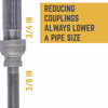 Bk Products 3/4 In. Fpt  X 3/8 In. Dia. Fpt Black Malleable Iron Reducing Coupling