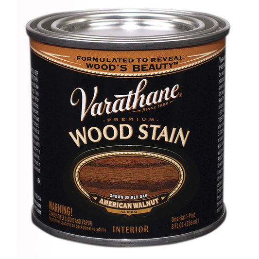 Varathane Premium Semi-Transparent American Walnut Oil-Based Urethane Modified Alkyd Wood Stain 0.5