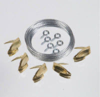 Hillman WallBiter Brass-Plated Medium Duty Picture Hook Kit 45 lb 1 pk