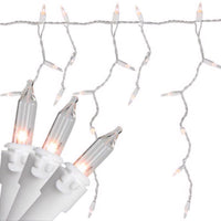 Celebrations Classic LED T5 Warm White 300 ct Icicle Christmas Lights 19.6 ft.