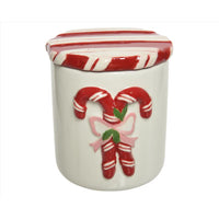 Decoris Red/White Candy Cane Table Decor 5 in. (Pack of 10)
