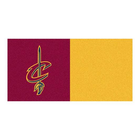 NBA - Cleveland Cavaliers Team Carpet Tiles - 45 Sq Ft.