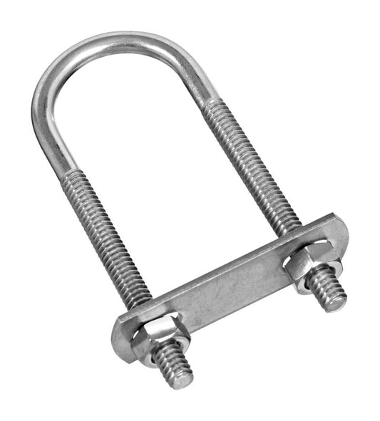 National Hardware 1/4 in. X 1-1/8 in. W X 3-1/2 in. L Coarse Zinc-Plated Stainless Steel U-Bolt