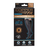 Copper Fit Energy Black Compression Socks 1 pk