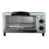 Black+Decker Stainless Steel Black/Silver Toaster Oven 9 in. H X 16.9 in. W X 11.6 in. D