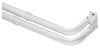 Kenney Enamel White Curtain Rod 48 in. L X 86 in. L