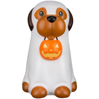 Gemmy LED Blow Mold Ghost Dog Light 1 pk