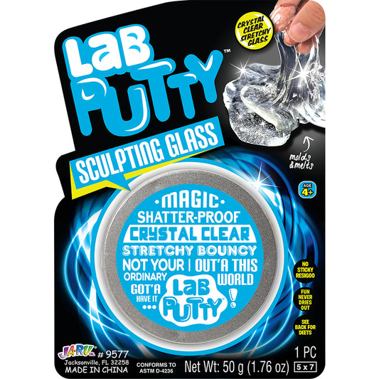 Lab Putty Clear Polymer Stretchy & Bouncy Sculpting Glass Toy