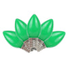 Celebrations Incandescent C7 Green 4 ct Replacement Christmas Light Bulbs 0.08 ft.