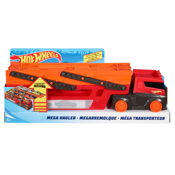 Juego de construcción Hot Wheels Mega Hauler - Caja abierta