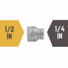 Bk Products 1/2 In. Fpt  X 1/4 In. Dia. Fpt Black Malleable Iron Reducing Coupling