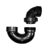 Charlotte Pipe 1-1/2 in. Hub X 1-1/2 in. D Hub ABS P-Trap with Union