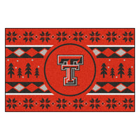 Texas Tech University Holiday Sweater Rug - 19in. x 30in.