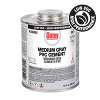 Oatey Gray Cement For PVC 32 oz