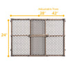 Safety 1st Gray 24 in. H x 28-42 in. W Wood Safety Gate